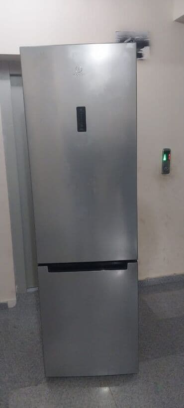 Aspiratorlar: İşlənmiş 2 qapılı Indesit Soyuducu Satılır, rəng - Boz, Dispenserli — 3