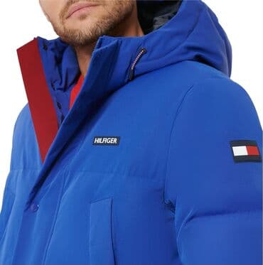 Şortlar: Mavi rəng gödəkçə. - Brend detalları: sinədə “HILFIGER” loqosu, sol — 5