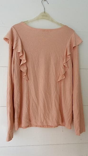 Верхняя одежда: Brend: Amici Model: Uzunqol qadın bluzası - Rəng: Açıq şaftalı — 3