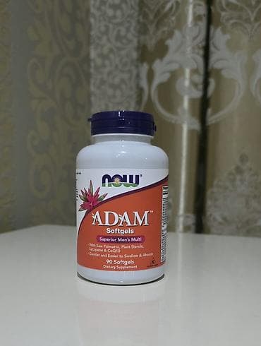 kişi paltari: 🇺🇸 ABŞ istehsalı – NOW Foods ADAM Men's Multivitamin 👨💊 1968-ci ildən — 2