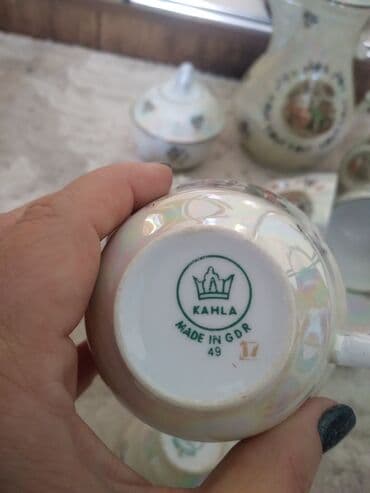 кофейный сервиз мадонна: Чайный набор, Фарфор, Мадонна, 5 персон, Германия — 4