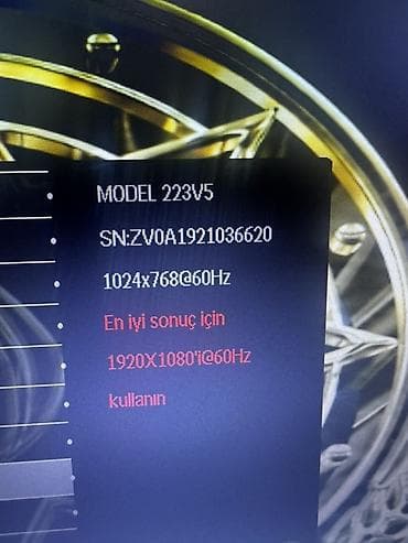 ps3 hard disk: Philips 223V LED monitor - Ekran diaqonalı: 21.5–22 düym (seriyada — 6