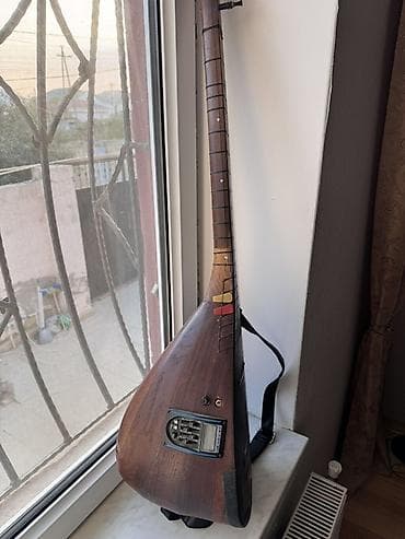 Qarmonlar: Elektro saz – peqap və ön gücləndirici ilə - Korpus: taxta saz, qolu — 4