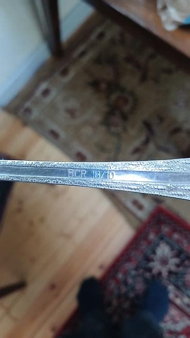 Столовые приборы: BCR 18/10 paslanmayan poladdan məişət çəngəl-bıçaq dəsti - Brend: BCR — 4