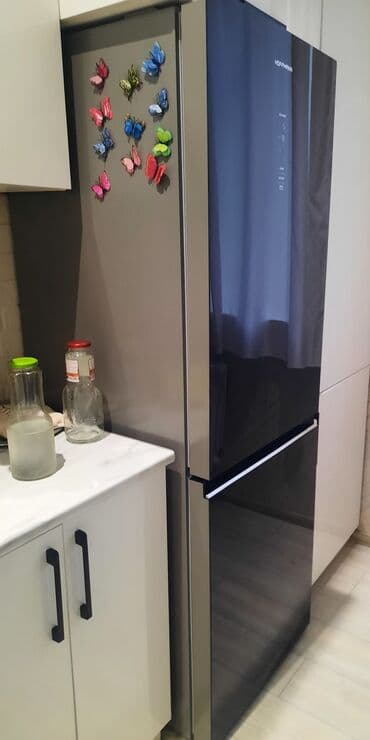 2 qapılı Hoffman Soyuducu Satılır, rəng - Qara — 2
