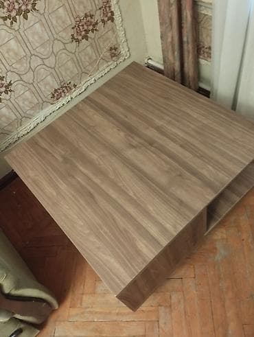 balkon masa: Kvadrat masa, Açılmayan, Təkərsiz, Teksturalı laminat — 2