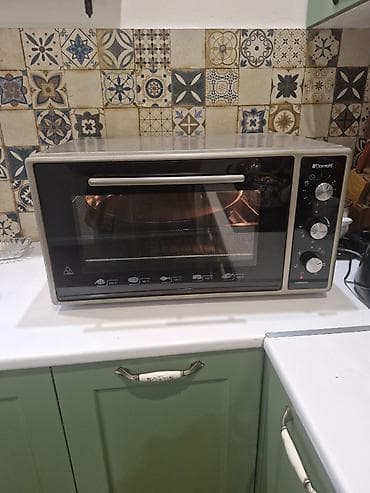 stol usdu qaz: Duxovka Elektrik, rəng - Qara, Ayrıca dayanan — 2