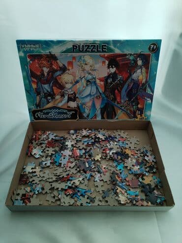 işlənmiş utulər: Genshin Impact puzzle — 2