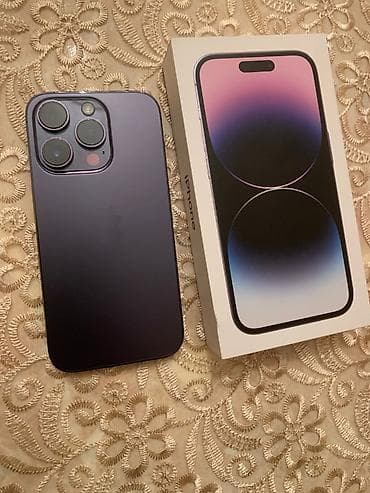 iphone 13 pro max qiyməti: IPhone 14 Pro Max, 256 GB, Jet Black, Sənədlərlə — 3