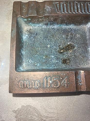 yeni il yolka şəkilləri: Bürünc kül qabı – “Tallinn, anno 1154” motivli - Material: tökmə — 3