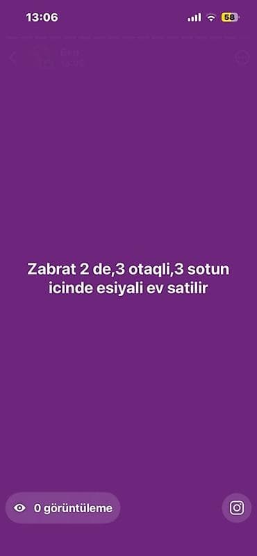 emircanda ev satisi: Zabrat 2 qəsəbəsində yerləşən, 3 otaqlı, 3 sot torpaq sahəsində — 1