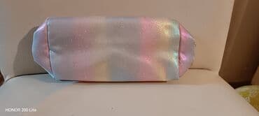 Note firma Parlaq rəng keçidlərinə malik kosmetik/aksessuar çantası