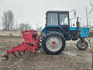Мототранспорт: Belarus 80X traktor + AZERCANSA/CANSA səpinq və kultivasiya aqreqatı — 2