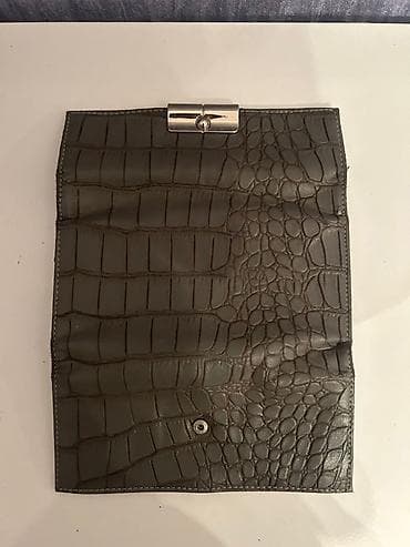 sunka sekilleri: Hassion brendli qara rəngli pul kisəsi/kartqabı - Material: parlaq — 6