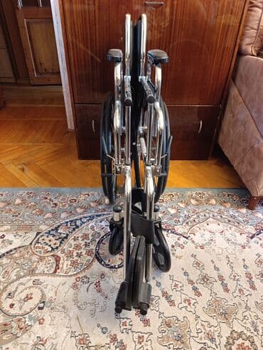 elektrikli əlil arabası: Təkərli əlil arabası – metal karkaslı, qatlanabilən model — 8