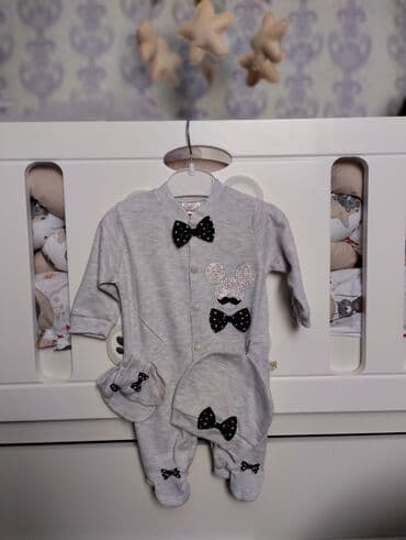 oğlan uşaq geyimləri: Uşaq dəsti, Uniseks, 0 - 3 ay — 2