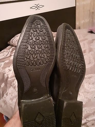 Мужская обувь: Gencede satilir dəri klassik ayaqabi qiymet en sondur — 4