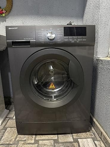 met: Paltaryuyan maşın Sharp, 6 kq, İşlənmiş, Avtomat, Qurutma var, Kredit yoxdur, Ünvandan götürmə — 6