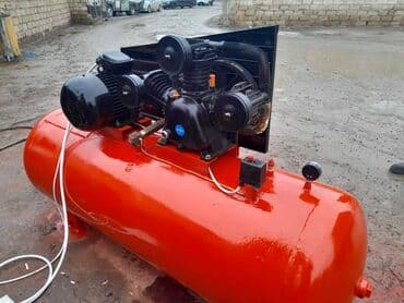 hava kampresor: Kompressor.0,8 m3. 12 atmosfer.500 litrlik.Elektirik mühərriki 5.5 — 1