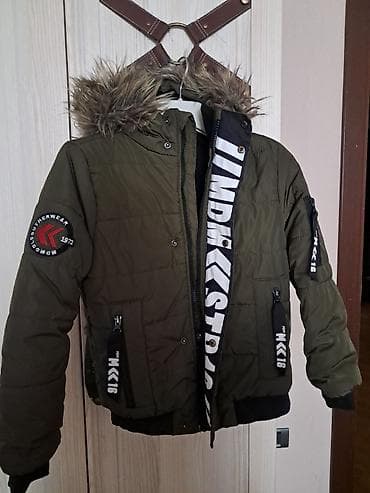 palt: Yaxşı vəziyyətdədi. Uşaq qış kurtkası – yaşıl — 2