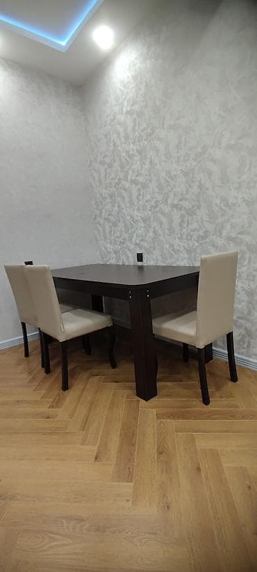 acılan stol: Qonaq masası, Açılan, Taxta, Dördbucaq masa — 4