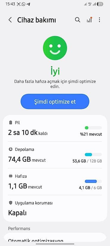 redmi en ucuz: Samsung Galaxy A53 5G, 128 GB, Barmaq izi — 5