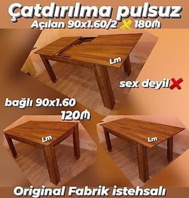 bar stolu: *Fabrik istehsalı masa* *Şəhər daxili çatdırılma və quraşdırılma — 1
