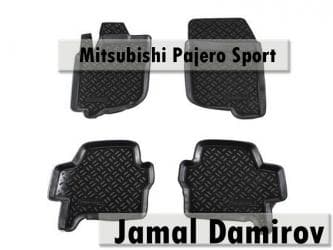 рейлинги на авто: Mitsubishi pajero sport üçün ayaqaltılar, Коврики для mitsubishi — 1