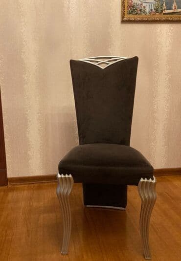 stol stul dəstləri islenmis: Qonaq otağı üçün, İşlənmiş, Qatlanmayan, Stul — 4