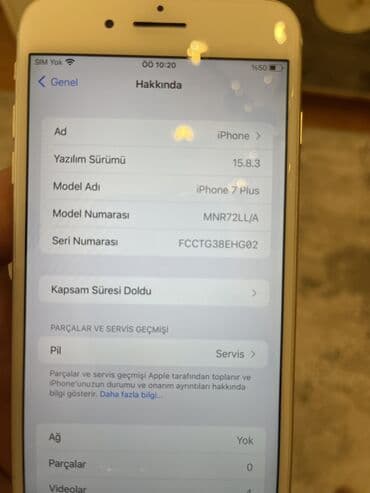 ikinci el 7 plus: IPhone 7 Plus, 32 GB, Alpine Green, Barmaq izi — 7