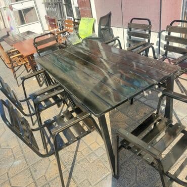 аренда столов и стульев бишкек: Masa ve oturacaqlar 350 AZN Heyet evleri üçü,kafeler üçün idealdır — 1
