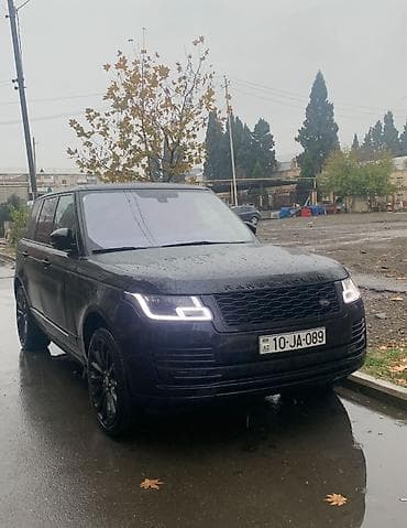 şevralit curuz: Range Rover SUV - Kuzov: Qara rəng, tam ölçülü lüks SUV - Sürətlər — 9