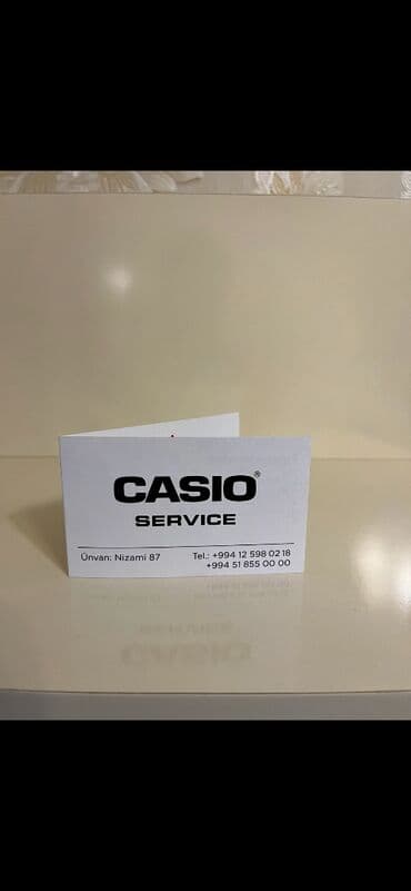 irshad telecom is saatlari: Yeni, Qol saatı, Casio, rəng - Gümüşü — 2