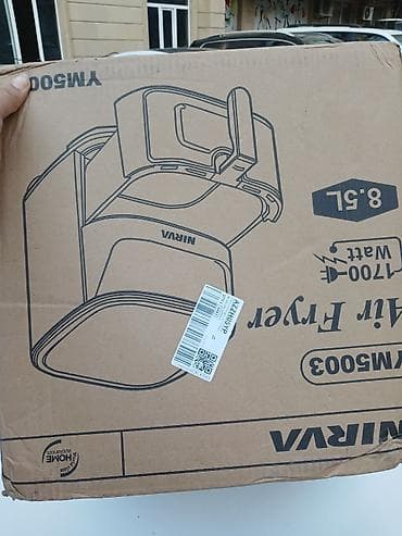 NIRVA Air Fryer – VMS003 model - Həcm: 8.5 L – böyük ailələr və eyni — 2