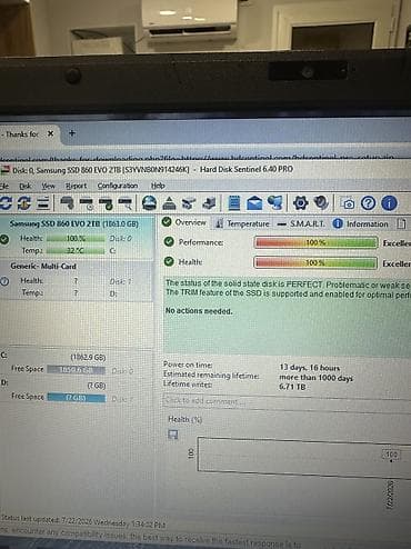 kredit pc: Daxili SSD disk Samsung, 2 TB, 2.5", Yeni — 3