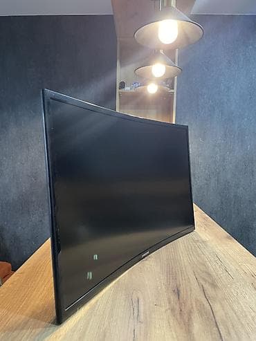manit: Samsung əyri monitor 27lik 27inch ekran Samsung marka arxa stand yeri — 1