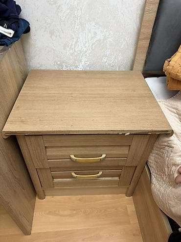 pilleken alti skaf: Açıq palıd rəngində komodin - Material: MDF/LDSP əsaslı taxta — 2