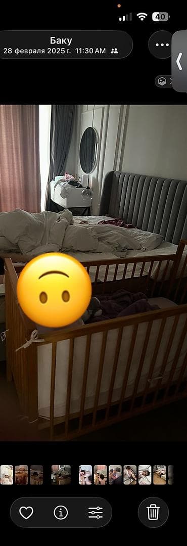 Oğlan və qız üçün, Dördbucaq, Beşik, Dəst ilə, Matras ilə, Yellənmə mexanizmsiz — 1