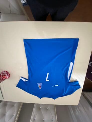 idman kişi şortları: Futbolka, Nike, L, rəng - Göy — 1