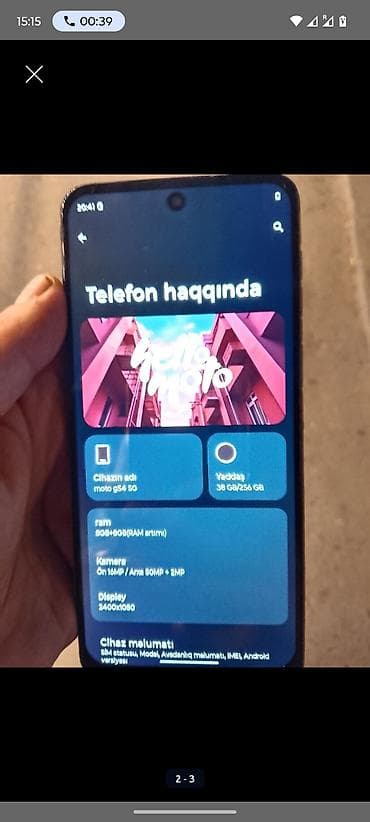 huawei mate 70 pro: Motorola Moto G54, 256 GB — 2