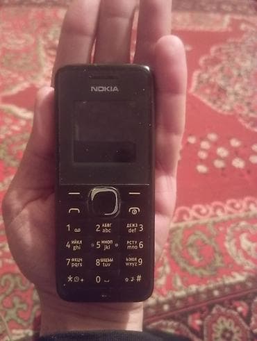 Nokia 106, rəng - Qara, Düyməli