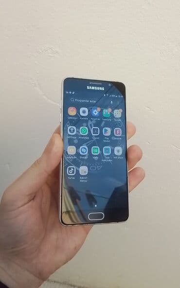 samsung galaxy s10 ekran: Samsung Galaxy A5 2016, 16 GB, rəng - Çəhrayı, İki sim kartlı — 1