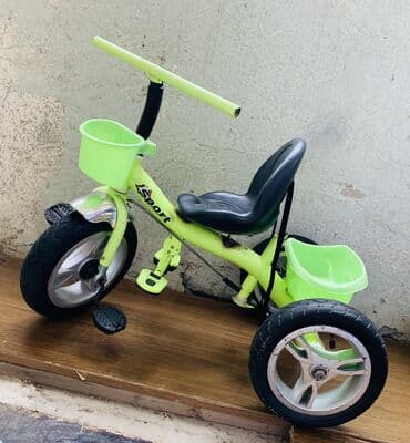 детские трехколесные велосипеды вest trike: İşlənmiş Üç təkərli Uşaq velosipedi 12", sürətlərin sayı: 1, Ünvandan götürmə, Ödənişli çatdırılma — 1