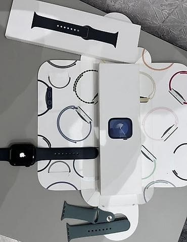 iphone 12 pro adapter: Apple Watch Series 9 (GPS) – 45 mm, Midnight rəngli alüminium korpus — 1