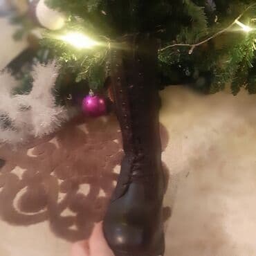 iş botinkaları: Ölçü: 37, rəng - Qara, İşlənmiş — 2