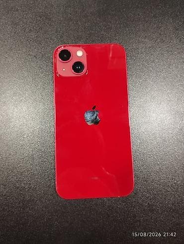 naxcivan komputer satisi: IPhone 13, 128 GB, Qırmızı, Zəmanət, Simsiz şarj, Face ID — 1