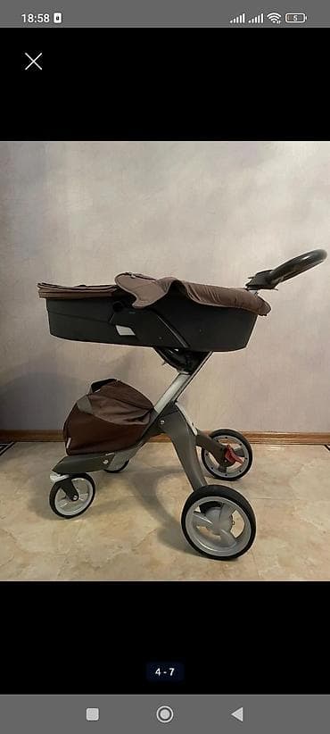 uzun bot: Stokke Xplory uşaq arabası – qəhvəyi rəng Xüsusiyyətlər: - Yüksək — 8