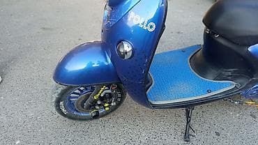Skuter – mavi rəng, “Pollo” modeli, tam təchizatlı şəhər və qısa — 2