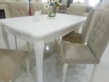 mdf qiymeti: Masa və oturacaq dəstləri 📏Masanın ölçüləri: 90*160(böyüyəndə 90*200) — 5