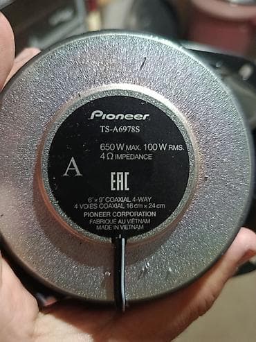 dinamik maşın: Pioneer TS-A6978S avtomobil akustikası – 6"x9" (16x24 sm) koaksial — 2